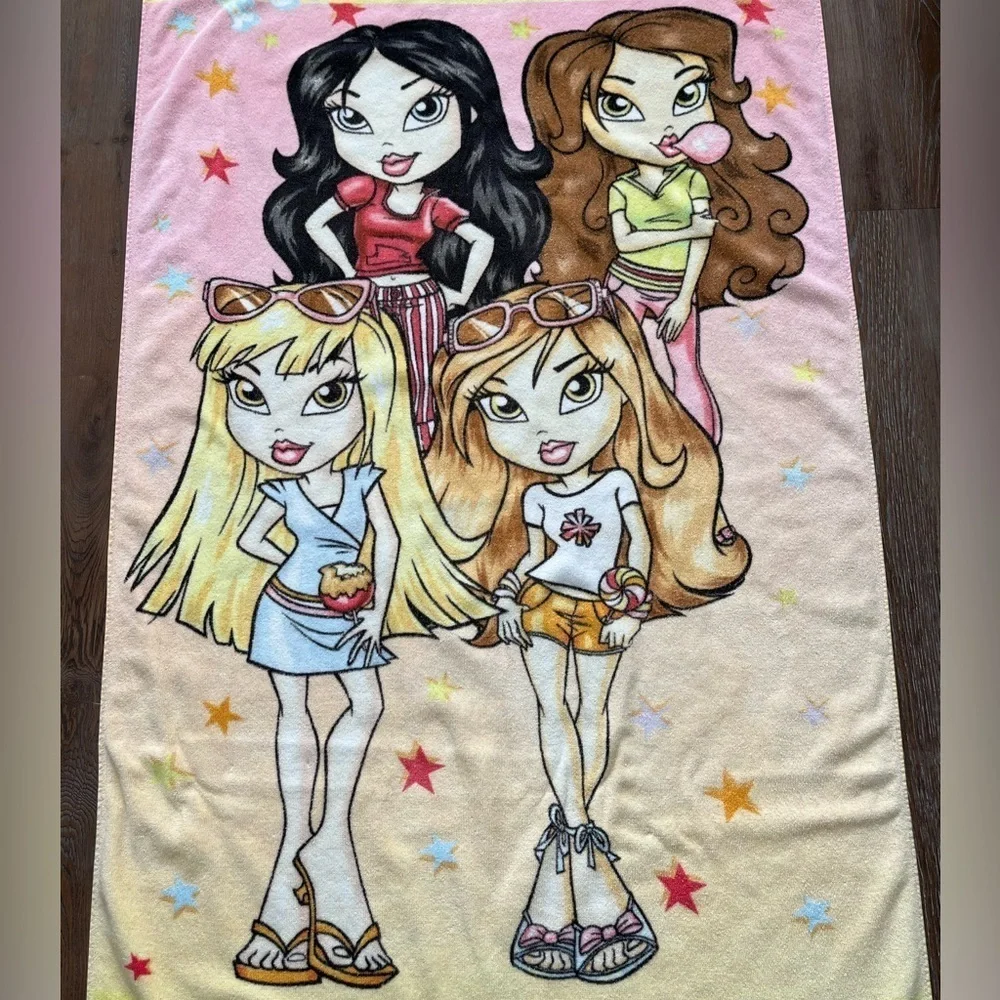 Vintage Y2K LIL BRATZ Funk House Beach Towel Great Condition